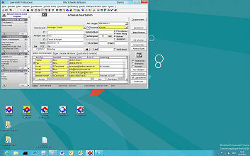 Windows 8 Kanzleisoftware Labortests - LawFirm Professional - Fenster "Adresse bearbeiten" (Standard-Fenstergre ohne LawFirm Zoom) Skalieren, Skalierung, Arbeitsfenster